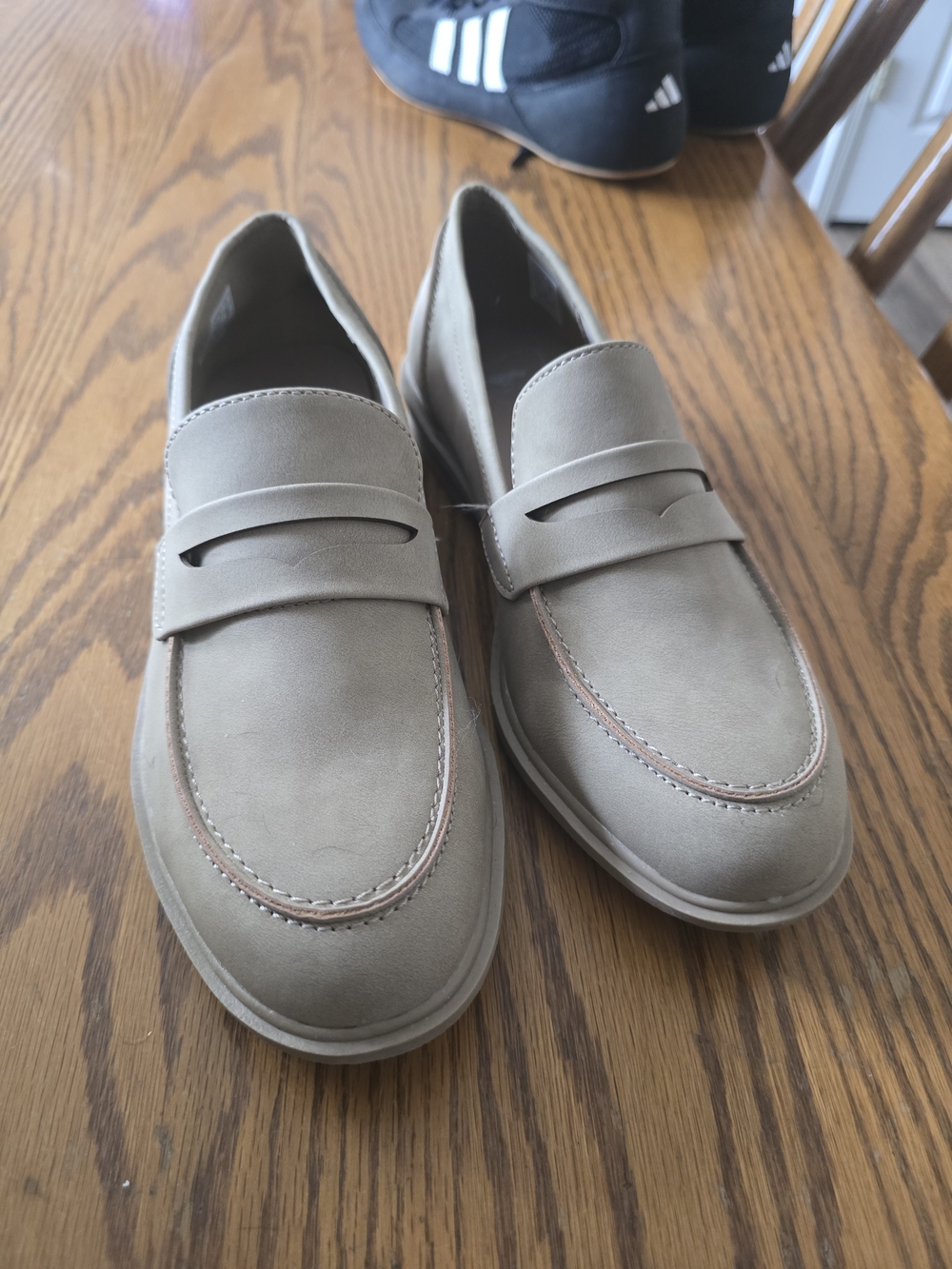 Rocket Dog Taupe Slip-On Penny Loafers